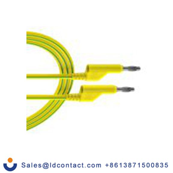 RS PRO,261-6527,钩式测试引线 4mm 香蕉电缆 10A, 3 m线长, 1000 V, 黄色, 绿色