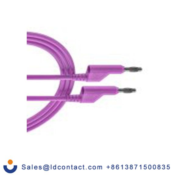 RS PRO,261-6554,钩式测试引线 4mm 香蕉电缆 10A, 3 m线长, 1000 V, 紫色