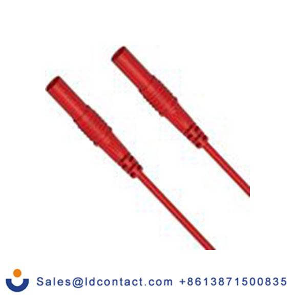 RS PRO,347-215,测试引线 4mm 香蕉电缆 2.5A, 100 cm线长, 50 V, 红色, 母插至公
