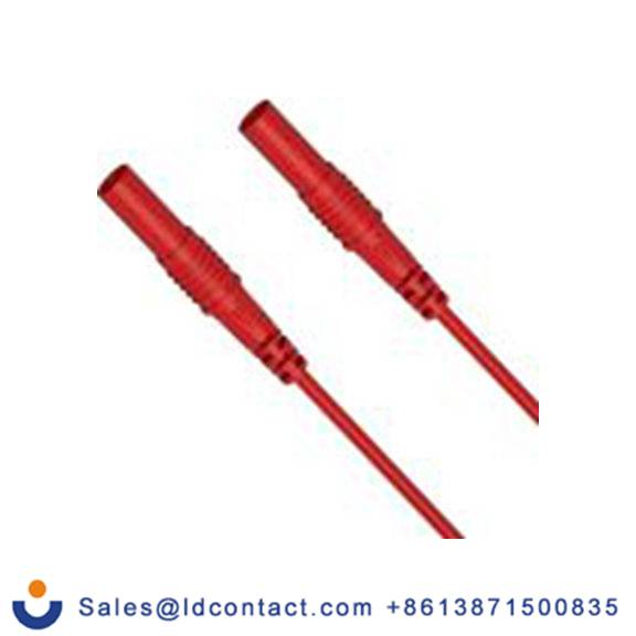 RS PRO,347-216,测试引线 4mm 香蕉电缆 2.5A, 150 cm线长, 50 V, 红色, 母插至公