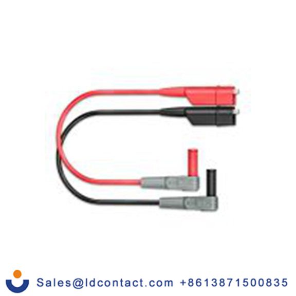 RS PRO,441-217,测试引线 15A, 59 mm线长, 1 kV, 黑色, 红色, 公至公