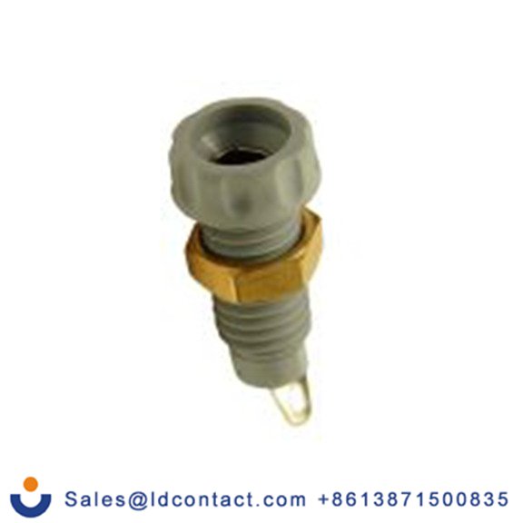 RS PRO,558-856,4 mm, 母插 香蕉插头, 灰色, 60 V dc, 10A, 螺钉式, 镀镍