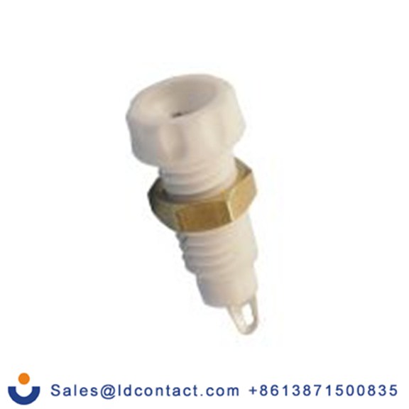 RS PRO,558-860,4 mm, 母插 香蕉插头, 白色, 60 V dc, 10A, 螺钉式, 镀镍