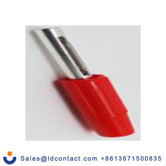 RS PRO,180-6642,, 公 香蕉插头, 红色, 50 V, 焊接式, 43.8 mm长, 镀银色