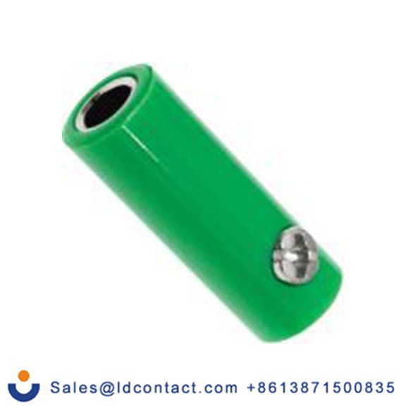 RS PRO,208-0224,, 母插 香蕉插座, 绿色, 30 V, 32A, 螺钉式, 17 mm长, 镀镍