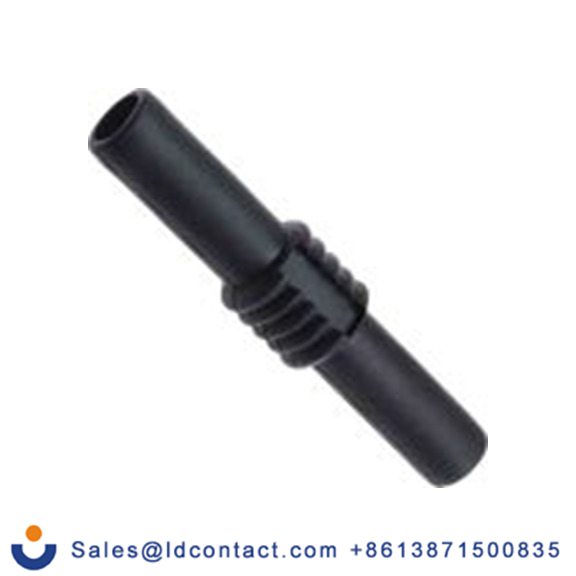 RS PRO,208-0231,香蕉接头, 黑色, 30 V, 镀镍 黄铜触芯