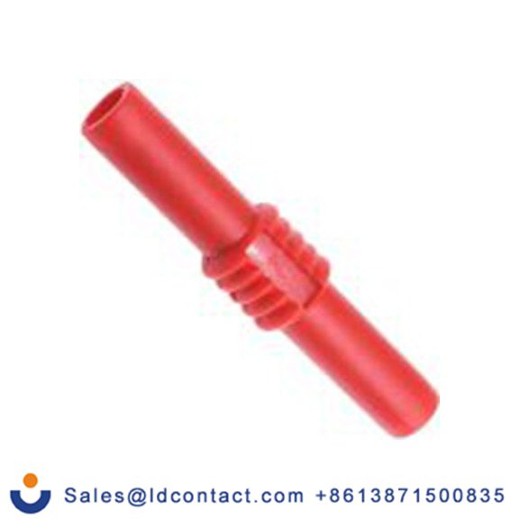 RS PRO,208-0232,香蕉接头, 红色, 30 V, 镀镍 黄铜触芯