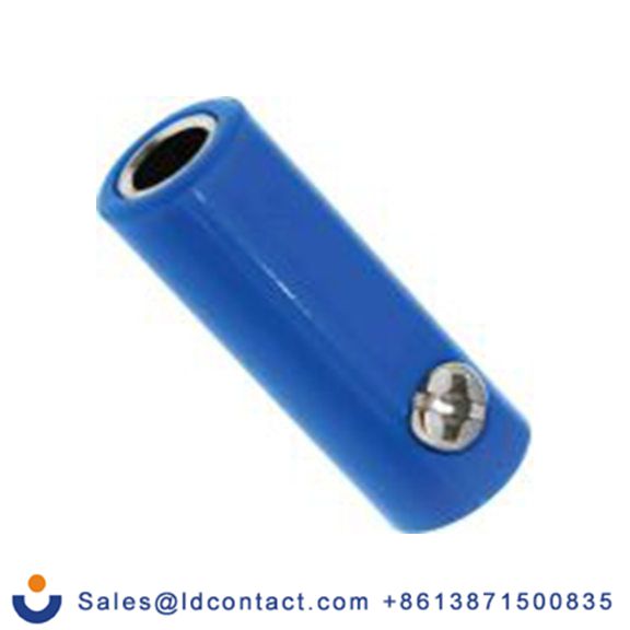 RS PRO,208-0242,4 mm, 母插 香蕉插座, 蓝色, 30 V, 螺钉式, 22.3 mm长, 镀镍